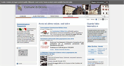 Desktop Screenshot of comune.denno.tn.it